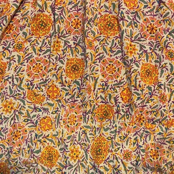 Rachel Zoe Vibrant Orange Floral Maxi Skirt - Picture 8 of 10